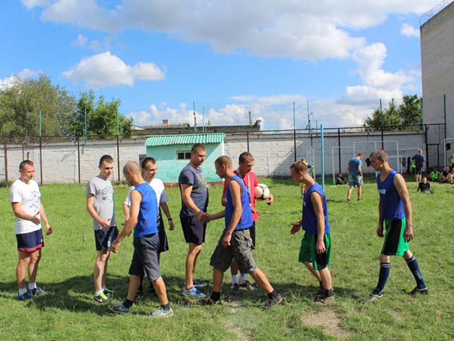 Засуджені Дубенської колонії позмагалися у футбольному турнірі