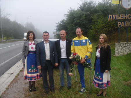 Дубенщина зустріла паралімпійця