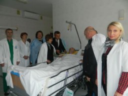 Дубенчани відвідали пацієнтів госпіталю інвалідів війни в смт. Клевань