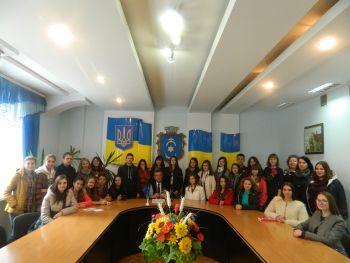 Учні та студенти побували у гостях в міській раді
