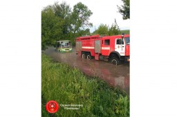 Вчора затопило автобус "Дубно-Млинів"