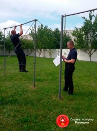 Дубенські рятувальники здали заліки із службової підготовки