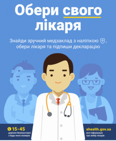 Обрати свого лікаря встигнуть усі, кінцевого терміну підписання декларацій немає