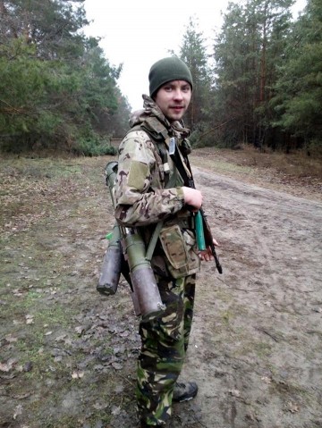 На підтримку бійця АТО у Дубні організували флеш-моб