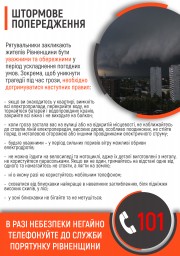 На Рівненщині - штормове попередження