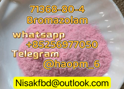 FreesamplesCAS 71368-80-4 Pharmaceutical Intermediates High quality inopisa kutengesa Bromazolam