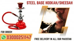 Steel Base Hookah/Sheesha in Pakistan